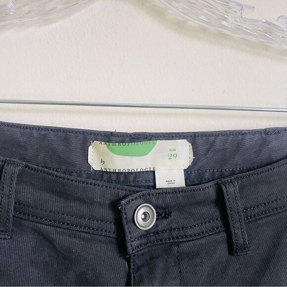 Anthropologie Corduroy Utility Skinny Pant Buttons Size 29 - Picture 5 of 10